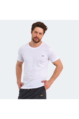 Slazenger SANDER KTN 3 lü Set Erkek Beyaz - Lacivert - Haki Tişört