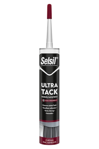 Selsil Ultra Tack Korniş Yapıştırıcı 290 Ml Selsil Ultra Tack Korniş Yapıştırıcı 290 Ml