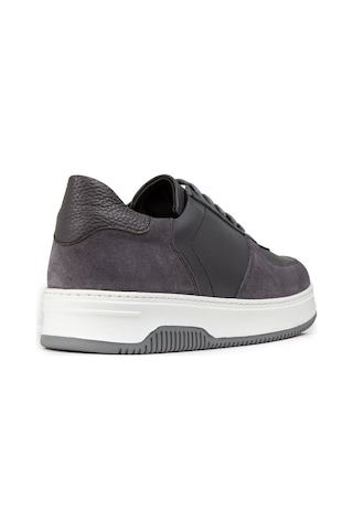 Deery Hakiki Deri Gri Erkek Sneaker Ayakkabı - 01965Mgrıe02 Gri