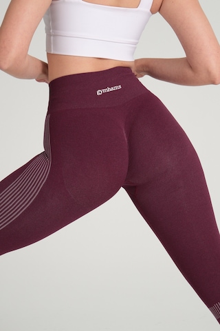 Gymhams Wind Serisi Mürdüm Kalçası Büzgülü Push Up Tayt