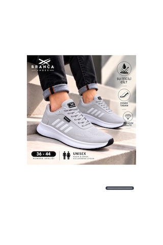 Branca Unisex Kadın Erkek Yarı Ortapedik Günlük Spor Sneaker Yürüyüş Outdoor Ayakkabı Buz - Beyaz Gümüş Branca Unisex Kadın Erkek Yarı Ortapedik Günlük Spor Sneaker Yürüyüş Outdoor Ayakkabı Buz - Beyaz Gümüş