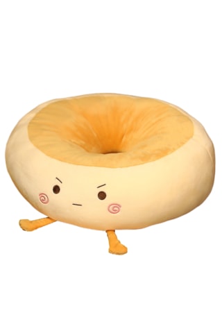 Kızgın Tarzı 38 Cm Ekmek Koltuk Minderi Sandalye Minderi Hafızalı