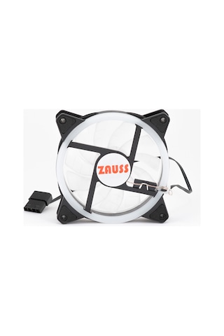 Zauss ZR-101 Rainbow RGB Kasa Fanı 12 CM Renkli Molex Giriş