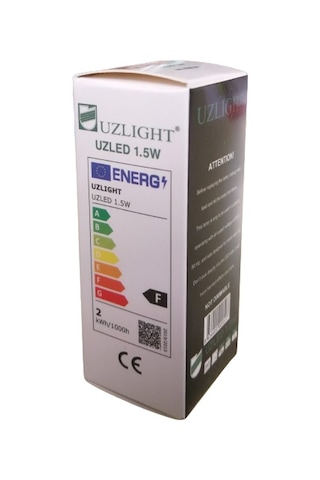 Uzlight Uzled 1,5w Led Ampul E14 3000k Buzdolabı Ampulü