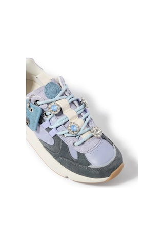 Kurt Geiger Kurt Runner Süet Lüks Tasarım Kadın Sneaker Mor