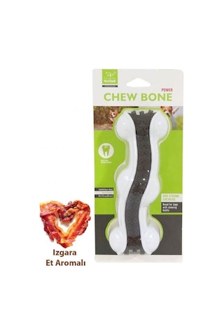 Nunbell 10 CM S Boy Aromalı Dolgulu Kemik Köpek Oyuncağı Çok Renkli
