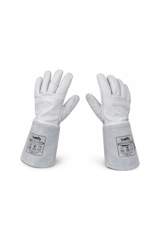 Max Safety Argon Eldiven Beyaz No:10