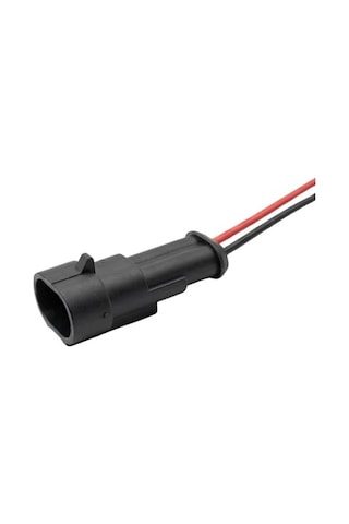 Kablolu Konnektör Takımı, Erkek/dişi 2 Pin Set