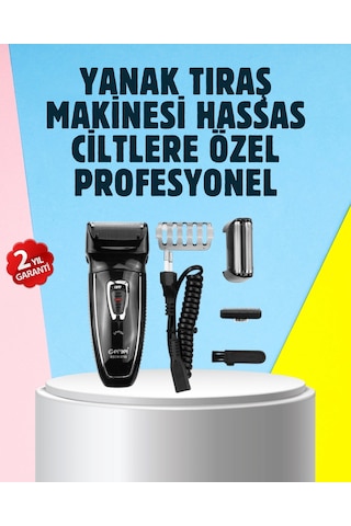 Çift Başlıklı Taşınabilir Tıraş Cihazı