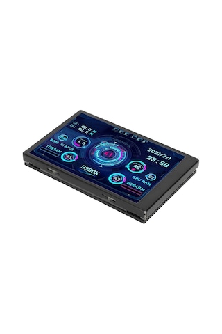 Tosuny 3.5 Inc Usb-c Pc Alt Ekranı Gerçek Zamanlı Cpu, Ram, Hdd Ve Sistem Sıcaklık Monitörü, Ips Full View Bellek Ram