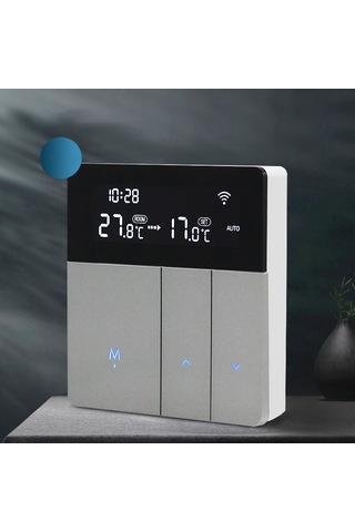 Neevoyu Akıllı Su Isıtma Termostati, Wifi İle Uzaktan Kontrol, Dokunmatik Ekran, Ses Komutu Desteği, Otomatik Sicaklık Regülasyonu Ga Tipi