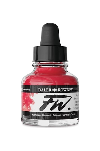 Daler Rowney Fw Ink Akrilik Mürekkep 29.5 Ml Crimson 513 Diğer
