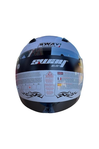 Sway SW 700 Yarım Motosiklet Kask Beyaz