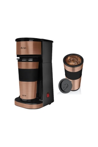 Goldmaster MC-102 Relax Kişisel Filtre Kahve Makinesi Bakır - Siyah