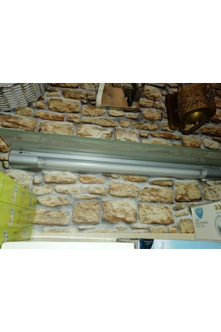Dekoratif Camlı 13W Armatür Beyaz