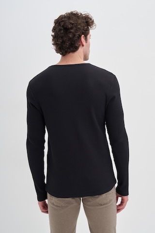 Cazador 51640 Erkek Bisiklet Yaka Sweatshirt Siyah