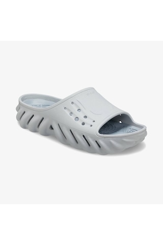 Crocs Echo Slide Unisex Gri Terlik Düz 208170 Gri