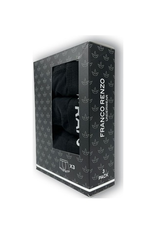 Franco Renzo Erkek 3'lı Lüx Kutulu Pamuklu Ve Likralı Boxer Taş