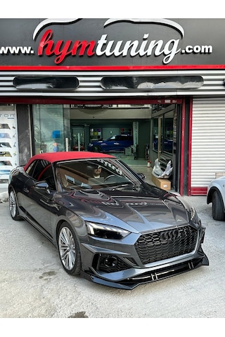 Audi A5 Rs 5 Ön Tampon Lipi 3 Prç 2019-2023 Parlak Siyah