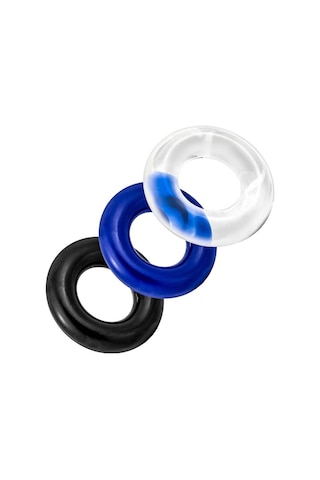 Erofoni Stay Hard Ring 3 Adet Penis Halkası Seti