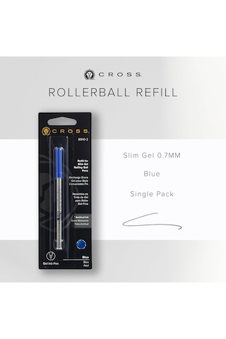 Cross 8910-2 Slim Jel Roller Refil Mavi M Uç Çok Renkli