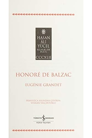 Eugenie Grandet: Hasan Ali Yücel Klasikler Dizisi