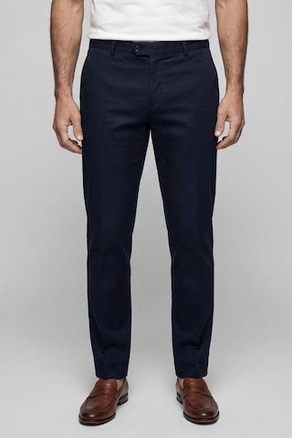 Bisse Lacivert Fermuarlı Klasik Saten Spor Pantolon Pns25k25205 D39