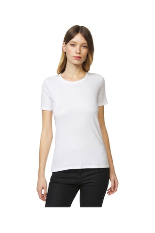 United Colors Of Benetton Basic Kısa Kollu Bisiklet Yaka T-shirt Beyaz