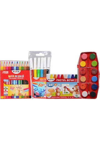 Fatih Öğrenci Boyama Seti 4'lü