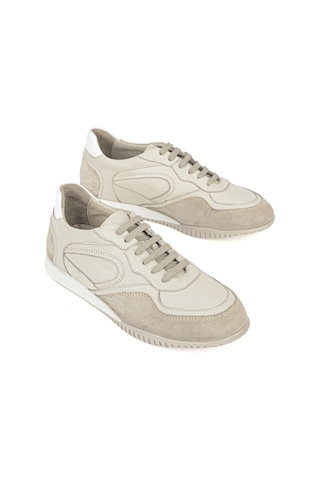 Ziya Kadın Hakiki Deri Günlük Sneaker 1611022z2743 Bej 1611022z2743 340 36