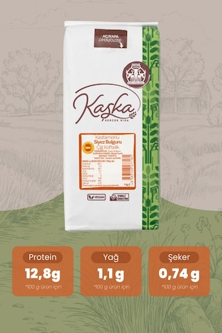 Kaşka Siyez Bulguru Çiğ Köftelik 1 KG