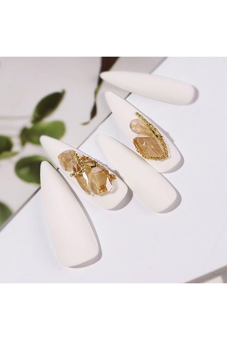 Samdoo 50 Adet Çeşitli Renkli Ab Pırlanta, Tırnak Süslemeleri, Düz Tabanlı Kristal Taşlar, 02 Numara