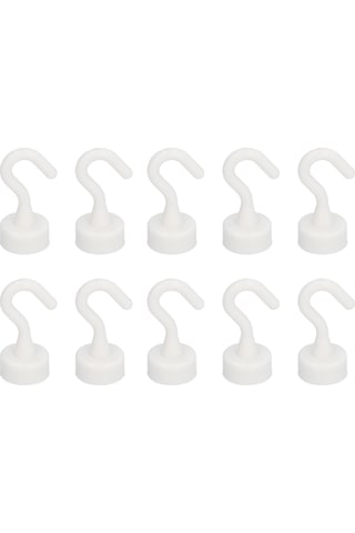 Neevoyu 10'lu Ağır Duty Abs Manyetik Kanca Seti - Buzdolabı Ve Mikrodalga İçin 5kg Yük Kapasitesi, Dayanıklı Ve Pratik Diğer