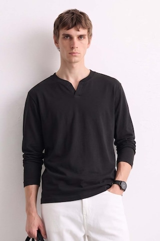 Barrels And Oıl Erkek Uzun Kollu Sweatshirt - Siyah Siyah