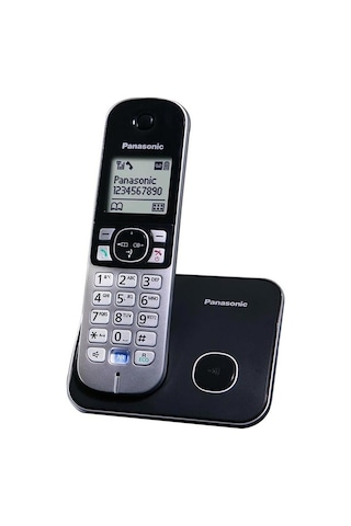 Panasonic KX-TG6811 Dect Telefon Siyah-Gümüş