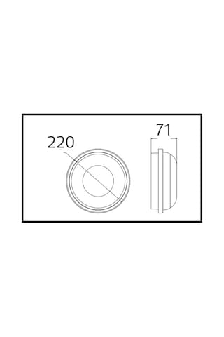 Horoz Artos 20w Yuvarlak Glop Led Armatür Siyah 6500k Beyaz Işık