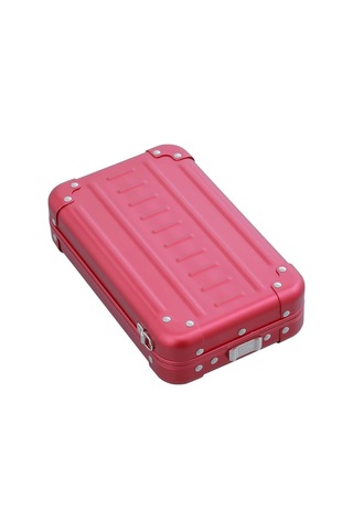 Aleon Mini Bag 19 Cm Alüminyum Omuz Çantası, Hafif, Şık, Unisex Günlük Çanta Pembe