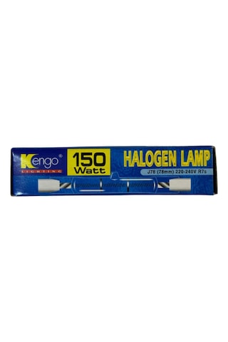 Kengo 150w Sarı Işık R7s Duylu Dim Edilebilir Çubuk Halojen Ampul, 78mm, 2 Adet