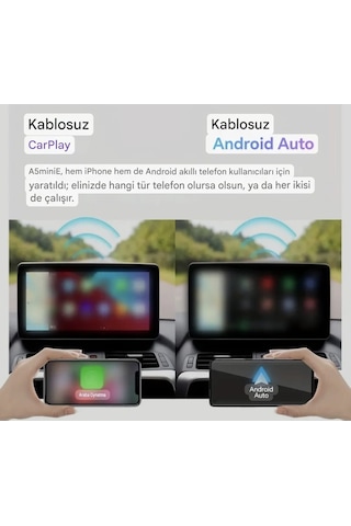 Xuda Carplay Android+App İphone İos Uyumlu Bluetooth+wifi Otoma