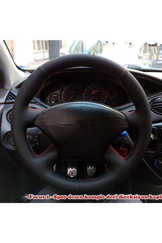 Ford Focus 1 1999-2004 Araca Özel Direksiyon Kılıfı Siyah