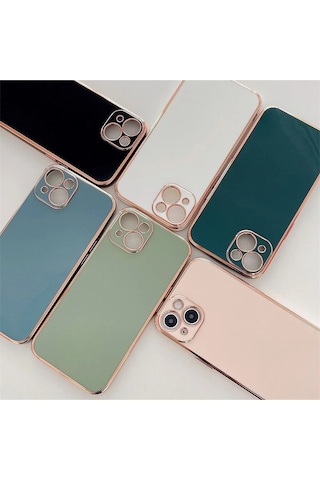 Newface Samsung Galaxy Uyumlu A05 Kılıf Volet Silikon - Glblseme - 71 Açık Yeşil
