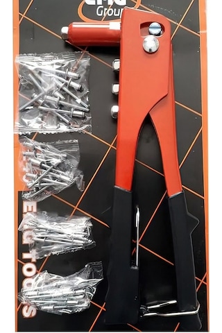 Perçin Makinası Tabancası Elle Sıkım Perçin Aleti 40 Adet Perçin