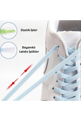 Tak Bırak Klipsli Elastik Nesil Akıllı Bağcık - Siyah