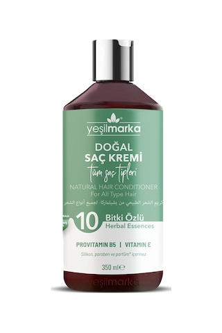 Yeşilmarka 10 Bitki Özlü Tüm Saçlar İçin Doğal Saç Kremi 400 ML Yeşilmarka 10 Bitki Özlü Tüm Saçlar İçin Doğal Saç Kremi 400 ML