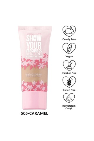 Fondöten & Show Your Freshness Skın Tınt Foundatıon No: 505 Caramel Diğer