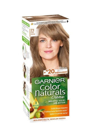 Color Naturals Saç Boyası 7.1 Küllü Kumral