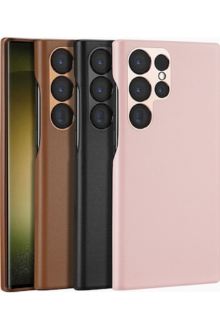 Dux Ducis Samsung Galaxy Uyumlu S23 Ultra Grit Series Pu Premium Kılıf