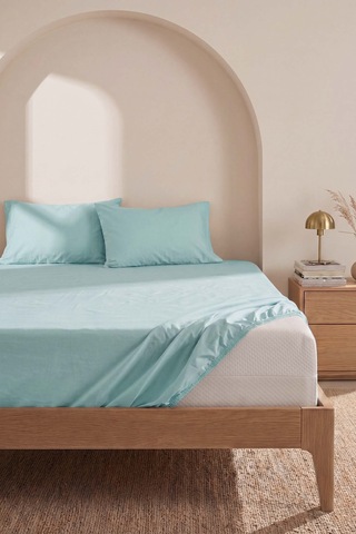 Mint Çift Kişilik Lastikli Çarşaf Takımı 160x200 Cm - 3 Parça