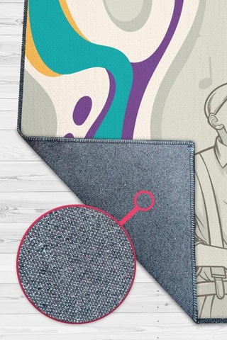 Homshtag Hayatta Ve Cazda Yanlış Nota Yok Çok Renkli Müzik Halısı Çok Renkli