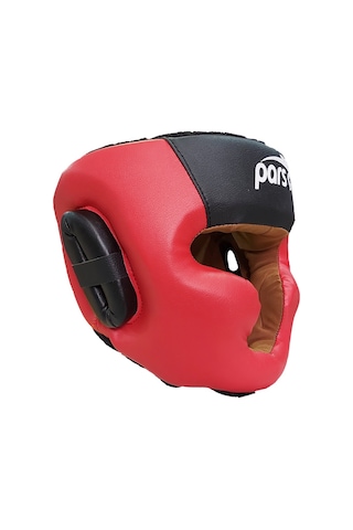 Parsspor Pars Protec Tam Koruyucu Kapalı Antrenman Kaskı Siyah-Kırmızı